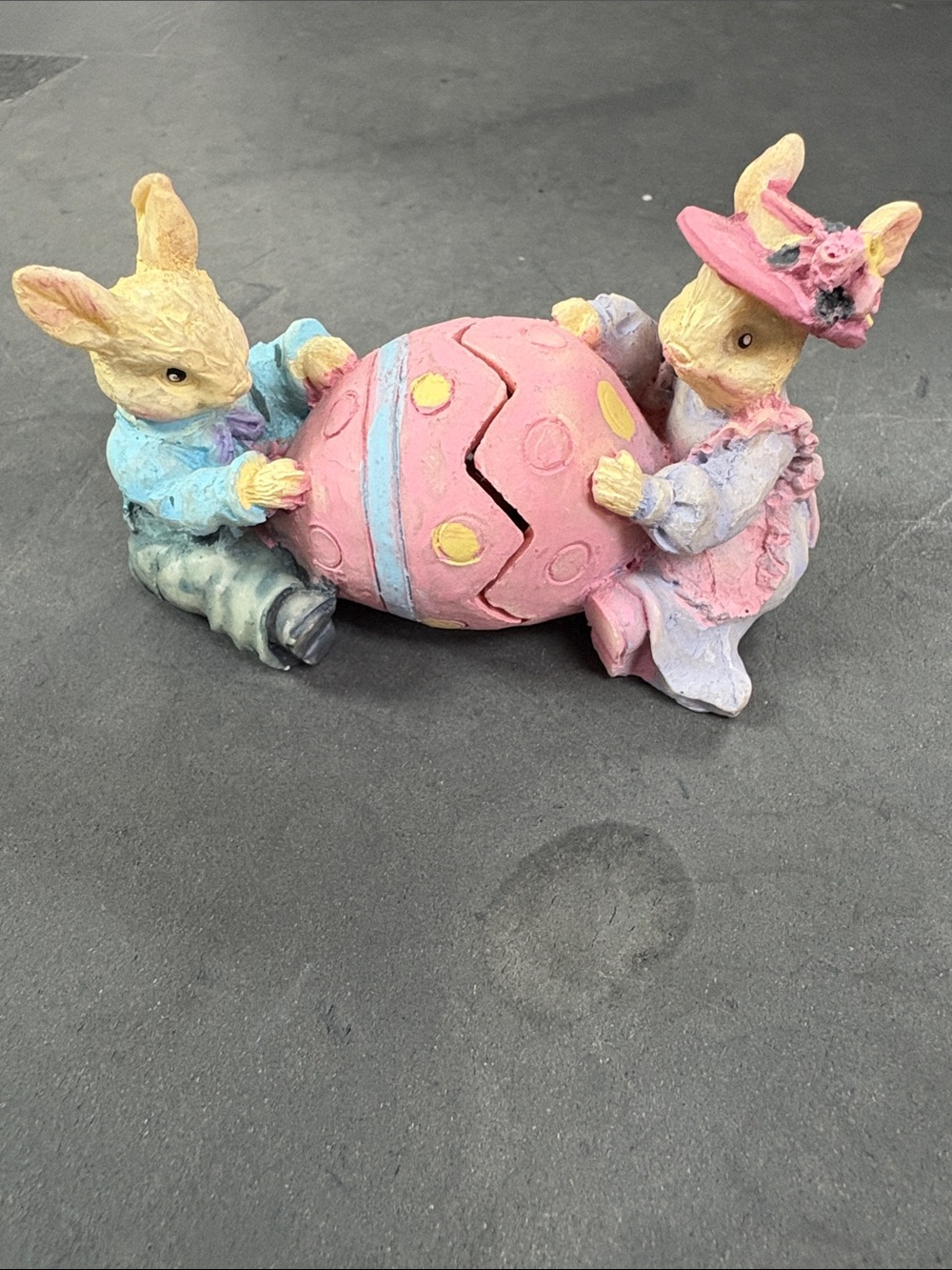 Pink Bunny egg decor